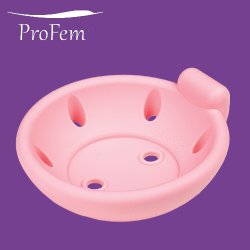 SOFT Dish w/support (Pink) (4)